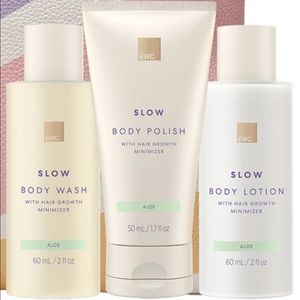 NWT Slow On The Go 3 piece set + samples